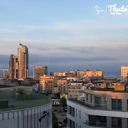 Tlusta Mewa Sea View 公寓 格丁尼亚