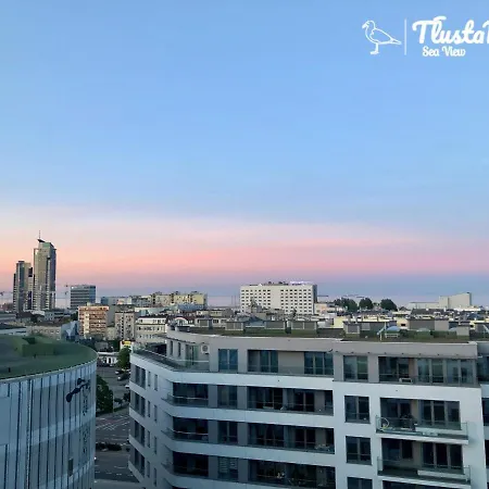 Tlusta Mewa Sea View 公寓 格丁尼亚