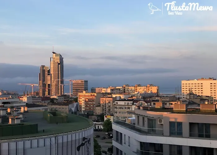 Tlusta Mewa Sea View 公寓 格丁尼亚