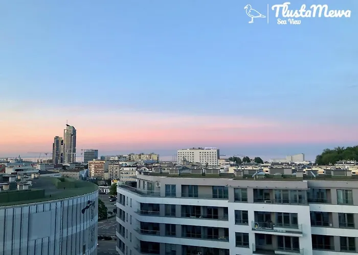 Tlusta Mewa Sea View 公寓 格丁尼亚