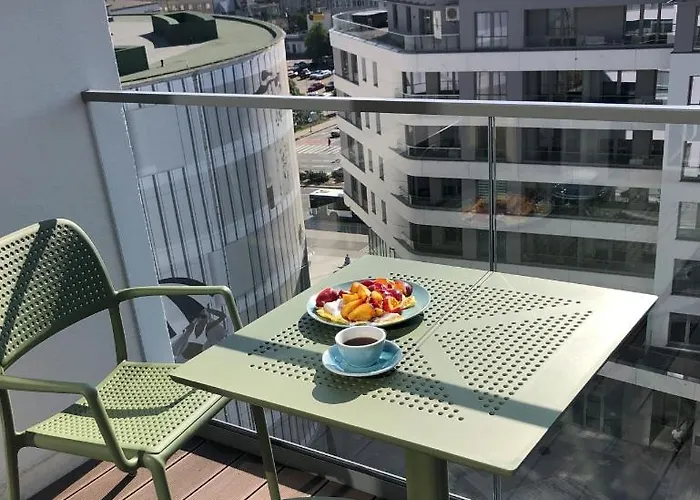 公寓 Tlusta Mewa Sea View 格丁尼亚